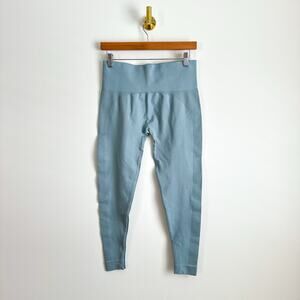 Set Active Sculptflex High Rise Seamless Ribbed Leggings Heirloom Blue XL